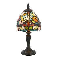 64331 galda lampa Sylvette Tiffany stikls 1x40W E14 Interiors 1900
