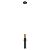PND-14290-1-BK-BRO Lustra Isidora melns/zelts LED 1xGU10  Italux