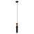 PND-14290-1-BK-BRO Lustra Isidora melns/zelts LED 1xGU10 Italux