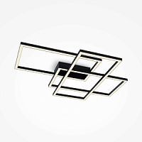 MOD016CL-L80BK Lustra Rida melna 78W 3000K 670x780mm flux 2900lm Maytoni