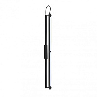 WL-1154-1-BL Levington sienas lampa melna 15W 1200lm Italux