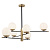 MOD048PL-06G Lustra Nostalgia mat.zelts 6x40W E14 Maytoni