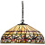 63914 griestu lampa Ashtead Tiffany stikls 3x60W E27 Interiors 1900