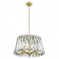 P0465-05K-V7V7  MIRABELL Griestu lampa zelta 5x40W E14 Zuma