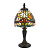 64331 galda lampa Sylvette Tiffany stikls 1x40W E14 Interiors 1900