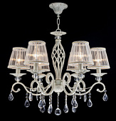 ARM247-06-G Lustra zelta/balts abažūrs 6x60W E14 Maytoni