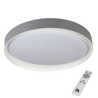 R62712411 Griestu lampa pelēka  ZETA  melna 24W 2500lm 2700-6500K  TRIO