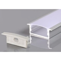 Alumīnija profils/mat.difuzors z/a 3m 30.3x9.8mm Bon