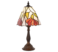 63963 galda lampa Botanica Tiffany stikls 1x40W E14 Interiors 1900